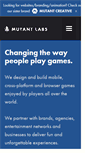 Mobile Screenshot of mutantlabs.co.uk