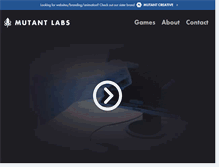 Tablet Screenshot of mutantlabs.co.uk